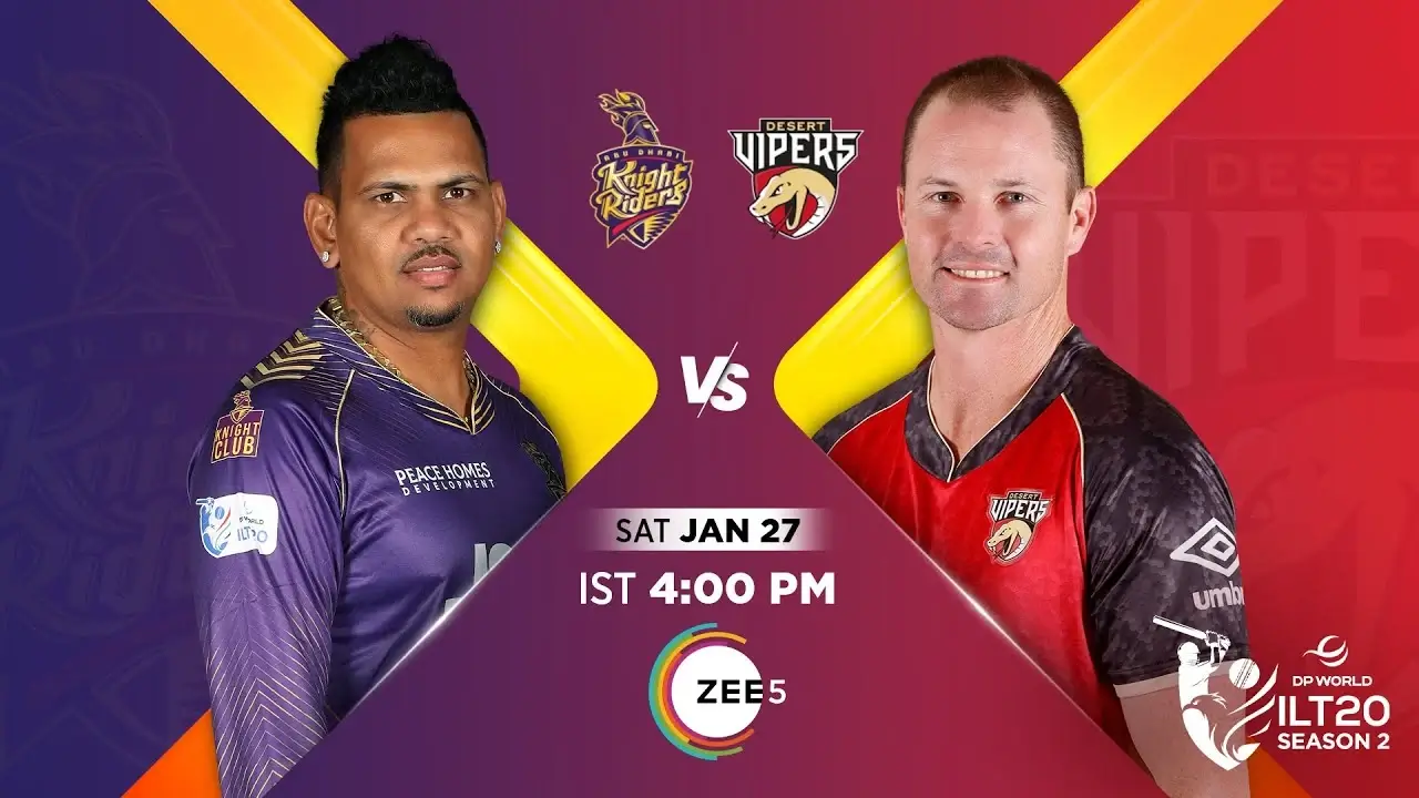 Desert Vipers V Abu Dhabi Knight Riders