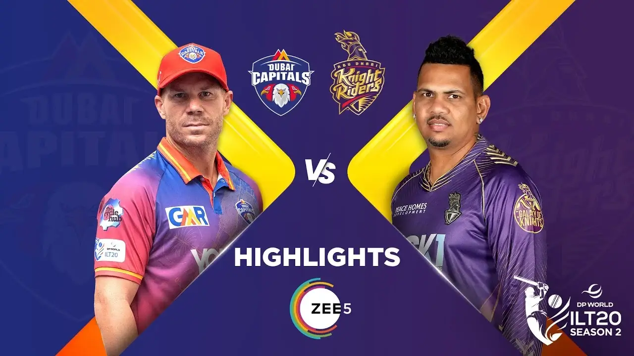 Dubai Capitals VS Abu Dhabi Knight Riders