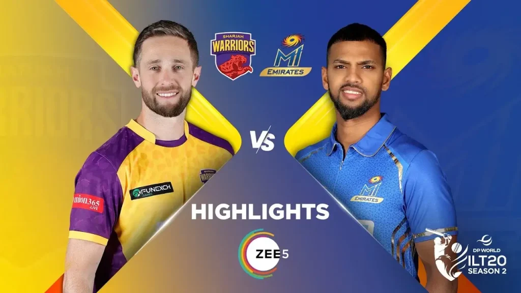 Sharjah Warriors VS MI Emirates